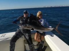 John Roche Sailfish with Wendy Coates