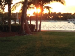 Sunset at Sailfish Marina